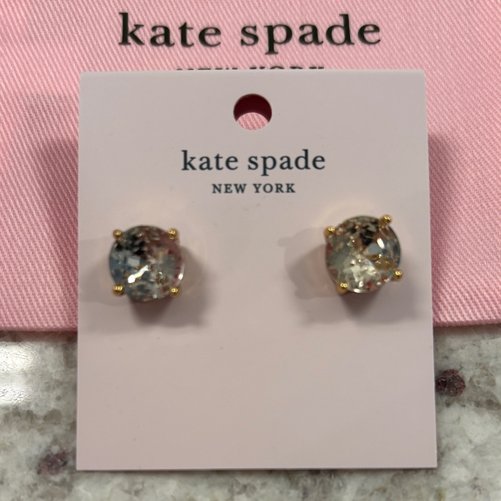 Kate Spade Crystal Gumdrop Stud Earrings - Picture 2 of 4